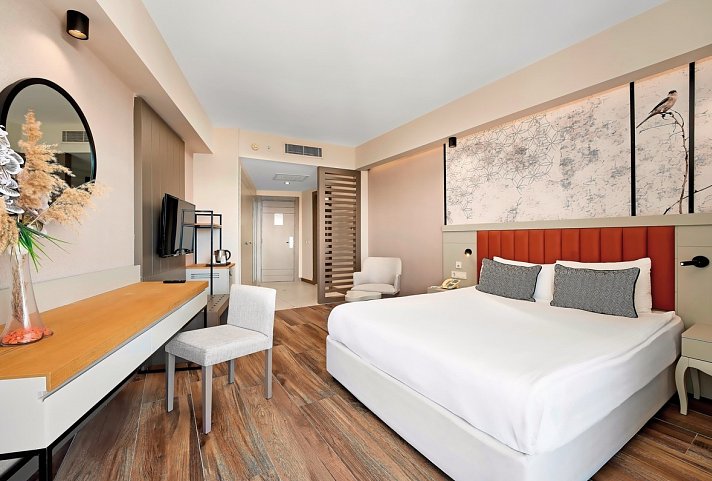 Seaden Sea Planet Resort & Spa - Wohnbeispiel Doppelzimmer Landblick (Zimmercodierungen DBL, DCL, DEL, DBN, DCN, DBM & DCM)