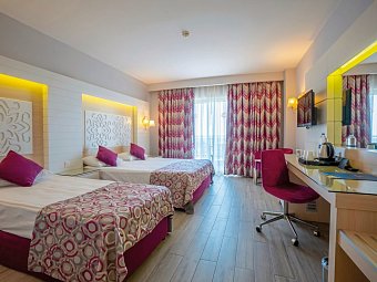 Sunmelia Beach Resort & Spa - Wohnbeispiel Doppelzimmer Superior (Zimmercodierungen DSL, SC1, DSN, DC2, DSM & DC3)