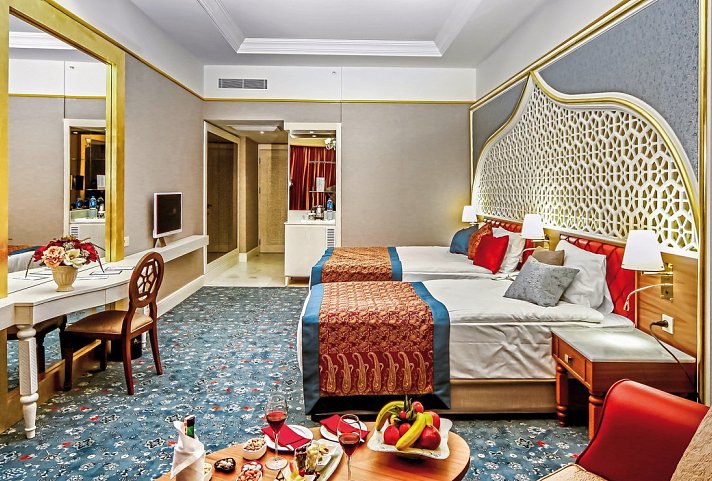 Royal Taj Mahal - Wohnbeispiel Doppelzimmer Superior Landblick (Zimmercodierungen DSL, DCL, DSN & DCN)