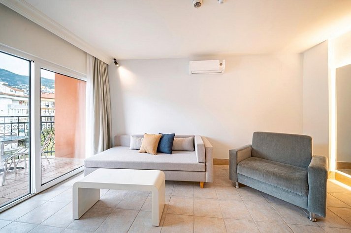 Calimera Sunpark Alanya - Wohnbeispiel Familienzimmer mit 2 Schlafräumen Poolblick (Zimmercodierungen FB5, FB6 & FB7)
