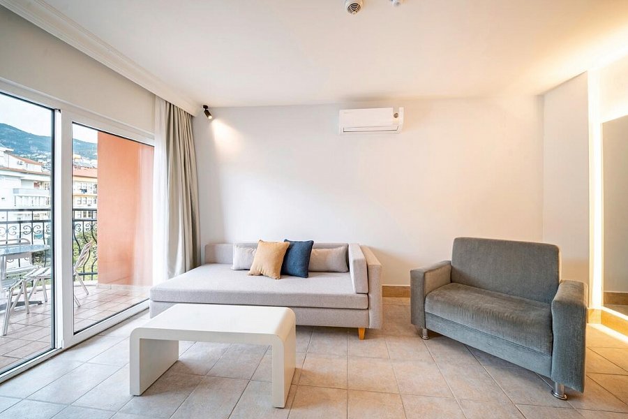 Calimera Sunpark Alanya - Wohnbeispiel Familienzimmer mit 2 Schlafräumen Poolblick (Zimmercodierungen FB5, FB6 & FB7)