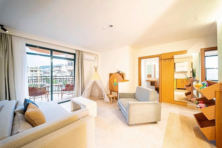 Calimera Sunpark Alanya - Wohnbeispiel Calimera Familienzimmer mit 2 Schlafräumen (Zimmercodierungen FB2, FB3 & FB4)