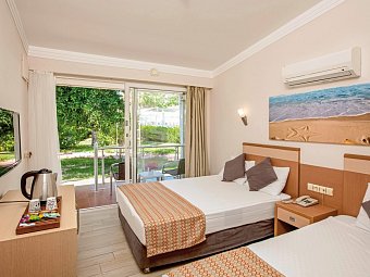 Seher Kumköy Star Resort - Wohnbeispiel Doppelzimmer Gartenblick (Zimmercodierungen DBG & DCG)