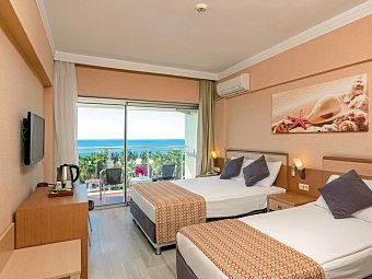 Seher Kumköy Star Resort - Wohnbeispiel Doppelzimmer Meerblick (Zimmercodierungen DBM & DCM)