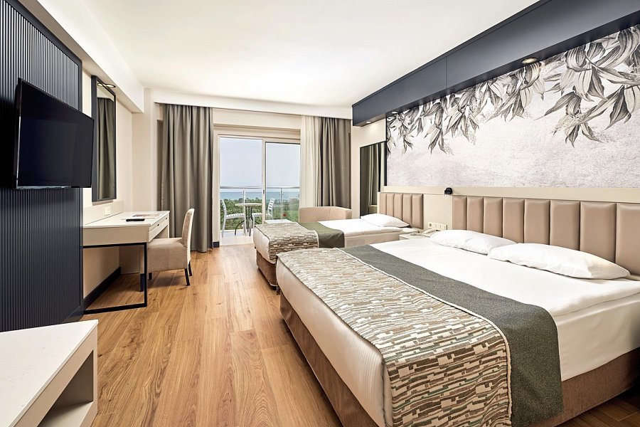 Seaden Sea World Resort & Spa - Wohnbeispiel Doppelzimmer Comfort Meerblick (Zimmercodierungen DFM, DC2, DBM & DCM)