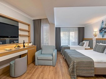 Limak Limra Hotel & Resort - Wohnbeispiel Doppelzimmer Economy Nebengebäude (Zimmercodierungen DEV, DCV & DB1)