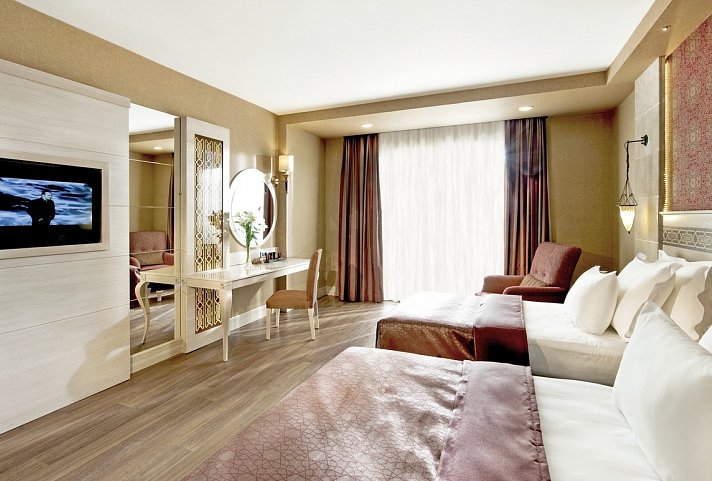 Güral Premier Tekirova - Wohnbeispiel Doppelzimmer Deluxe (Zimmercodierung DD1)