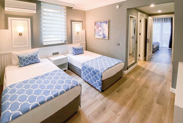 Gypsophila Club Marine - Wohnbeispiel Familienzimmer (Zimmercodierung FB1)