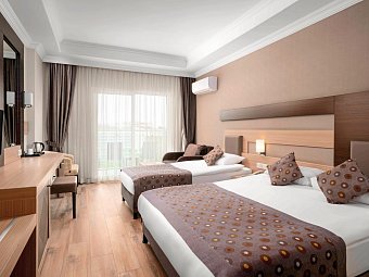 Telatiye Resort - Wohnbeispiel Doppelzimmer Superior seitl. Meerblick (Zimmercodierungen DSN & DCN)