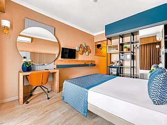 Numa Port Hotel - Wohnbeispiel Doppelzimmer Landblick (Zimmercodierungen DBL & DCL)