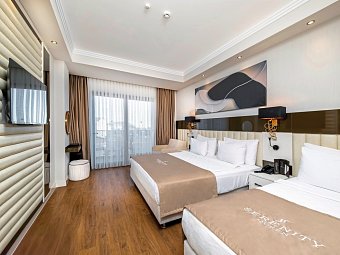 Serenity Queen Hotel - Wohnbeispiel Doppelzimmer Deluxe (Zimmercodierungen DD1 & DC2)