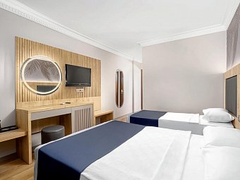 Caretta Beach Hotel - Wohnbeispiel Doppelzimmer (Zimmercodierungen DB1 & DC1)
