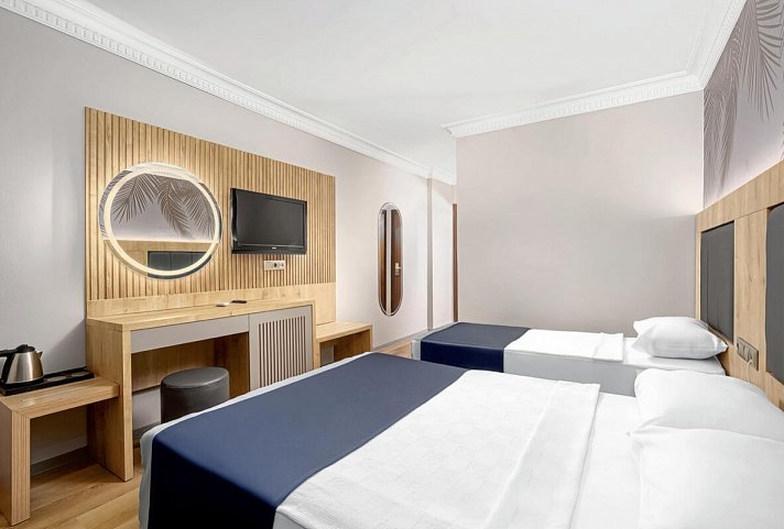 Caretta Beach Hotel - Wohnbeispiel Doppelzimmer (Zimmercodierungen DB1 & DC1)