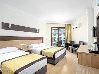 Caretta Beach Hotel - Wohnbeispiel Doppelzimmer (Zimmercodierungen DB1 & DC1)