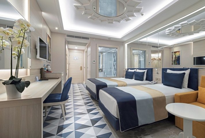 Granada Luxury Beach - Wohnbeispiel Doppelzimmer Landblick (Zimmercodierungen DBL & DCL)