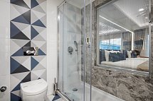 Granada Luxury Beach - Beispiel Bad Doppelzimmer (Zimmercodierungen DBL, DCL, DEL, DBN, DCN, DBM & DCM)