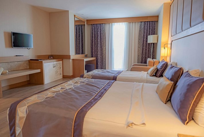 Mary Hotels Alanya - Wohnbeispiel Doppelzimmer Landblick (Zimmercodierungen DBL, DCL, DBN & DCN)