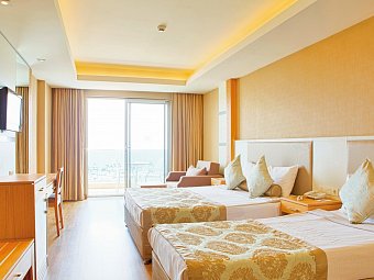 Kahya Resort Aqua & Spa - Wohnbeispiel Doppelzimmer seitl. Meerblick
