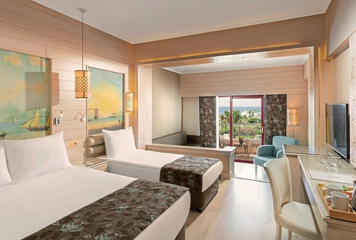 Kaya Belek - Wohnbeispiel Doppelzimmer Landblick (Zimmercodierungen DBL & DCL)