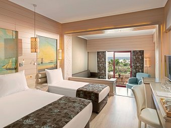 Kaya Belek - Wohnbeispiel Doppelzimmer Landblick (Zimmercodierungen DBL & DCL)