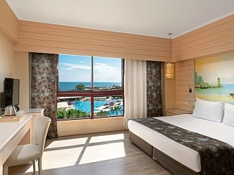 Kaya Belek - Wohnbeispiel Doppelzimmer Meerblick (Zimmercodierungen DBM & DCM)