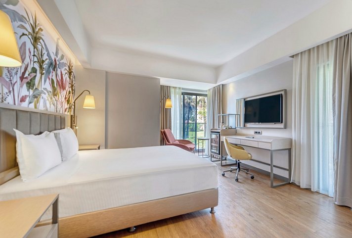 Megasaray Club Belek - Wohnbeispiel Doppelzimmer Club Gartenblick (Zimmercodierungen DLG & DC4)