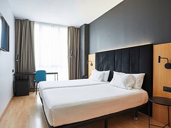 Silken Hotel Sant Gervasi - Wohnbeispiel Doppelzimmer Standard (Zimmercodierung DG1)