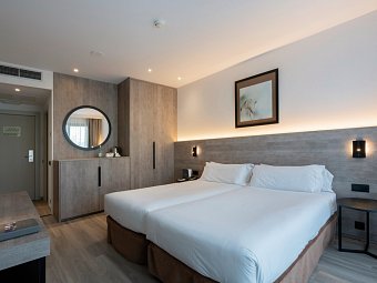 Attica 21 Barcelona Mar - Wohnbeispiel Doppelzimmer Attica (Zimmercodierung DB1)
