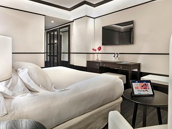 H10 Marina Barcelona - Wohnbeispiel Doppelzimmer Klassik (Zimmercodierung DG1)