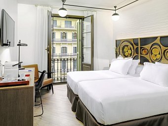 H10 Metropolitan - Wohnbeispiel Doppelzimmer Rambla (Zimmercodierung DB1)