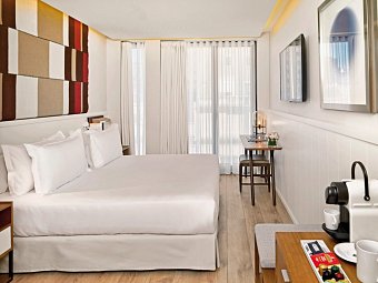 H10 Cubik - Wohnbeispiel Doppelzimmer Classic Barcelona (Zimmercodierung DB1)