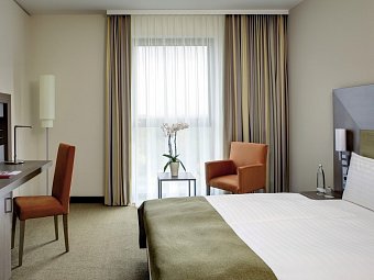 IntercityHotel Berlin Hauptbahnhof - Wohnbeispiel Doppelzimmer Standard (Zimmercodierungen DG1 & DC1)