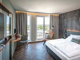 LOGINN Hotel Berlin Airport - Wohnbeispiel Doppelzimmer Superior (Zimmercodierungen DS1 & DS2)