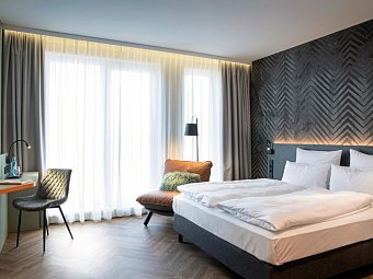 LOGINN Hotel Berlin Airport - Wohnbeispiel Doppelzimmer Superior (Zimmercodierungen DS1 & DS2)