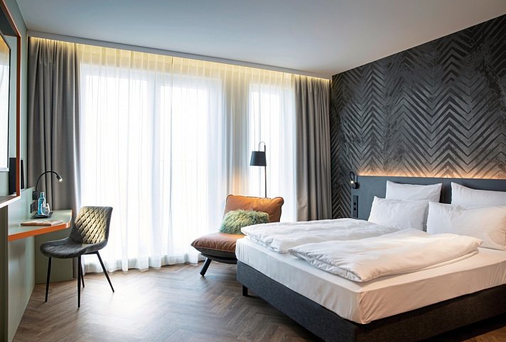 LOGINN Hotel Berlin Airport - Wohnbeispiel Doppelzimmer Superior (Zimmercodierungen DS1 & DS2)