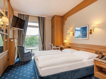 Hotel Seehof Berlin - Wohnbeispiel Doppelzimmer Standard (Zimmercodierung DG1)