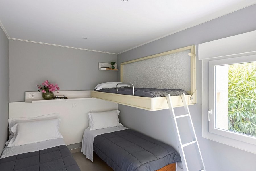 Résidence Marina d'Oru - Wohnbeispiel Appartement 1 Schlafzimmer ca. 36 qm (Zimmercodierung AB2)