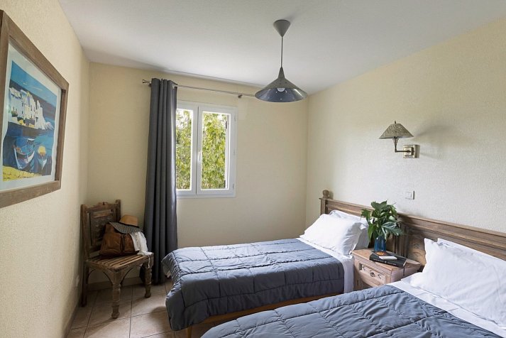 Résidence Marina d'Oru - Wohnbeispiel Appartement 2 Schlafzimmer (Zimmercodierungen OB2 & OB3)