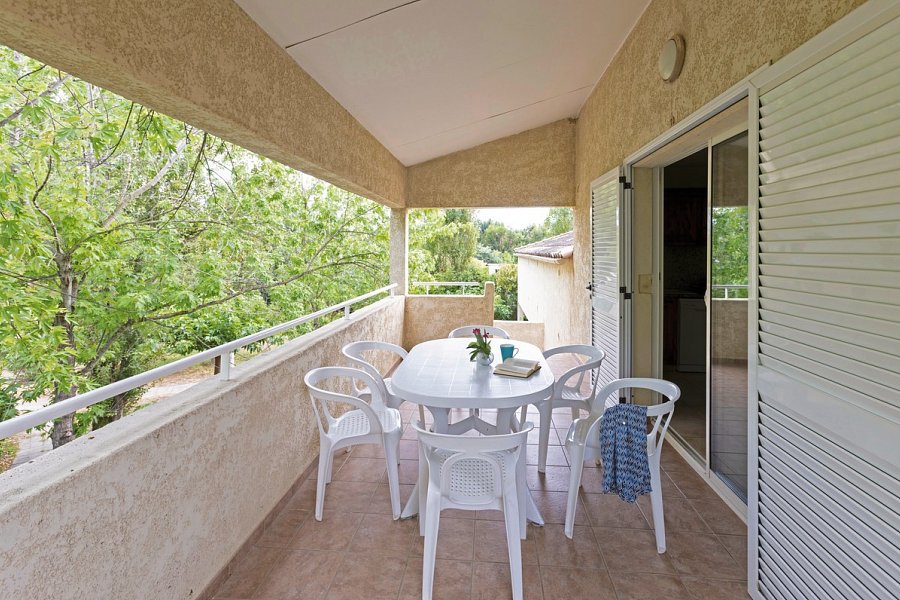 Résidence Marina d'Oru - Wohnbeispiel Appartement 2 Schlafzimmer ca. 55 qm (Zimmercodierung OB2)