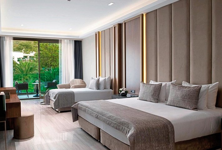 Vogue Hotel Supreme Bodrum - Wohnbeispiel Doppelzimmer Superior Landblick (Zimmercodierungen DSL & DCL)