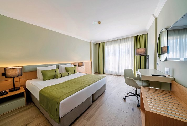 Agaya Didim Resort Hotel - Wohnbeispiel Doppelzimmer Standard Landblick (Zimmercodierungen DGL & DC2)