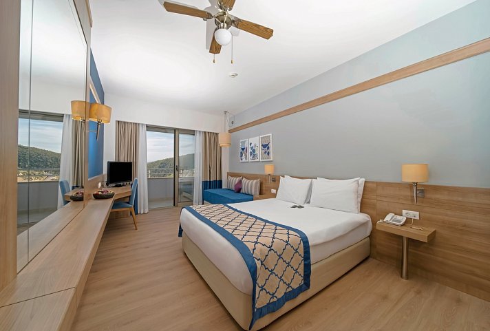La Blanche Island Bodrum - Wohnbeispiel Doppelzimmer Landblick (Zimmercodierungen DBL & DCL)