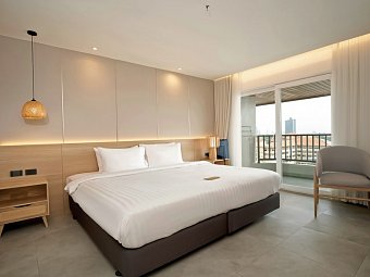 Jomtien Thani Hotel - Wohnbeispiel Deluxe City View (Zimmercodierungen UD1 & UDP)