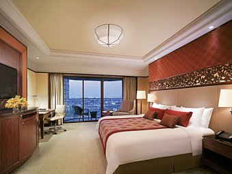 Shangri-La Hotel Bangkok - Wohnbeispiel Deluxe Balcony (Zimmercodierung UD2)