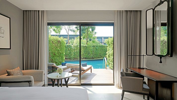 Hua Hin Marriott Resort & Spa - Wohnbeispiel Deluxe Pool Access (Zimmercodierung UDQ)