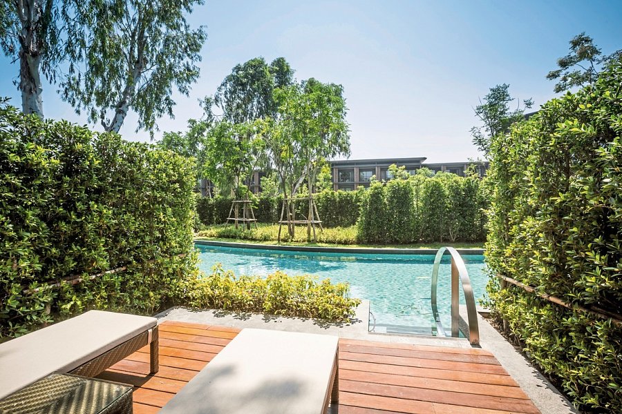 Hua Hin Marriott Resort & Spa - Terrassenbeispiel Deluxe Pool Access (Zimmercodierung UDQ)