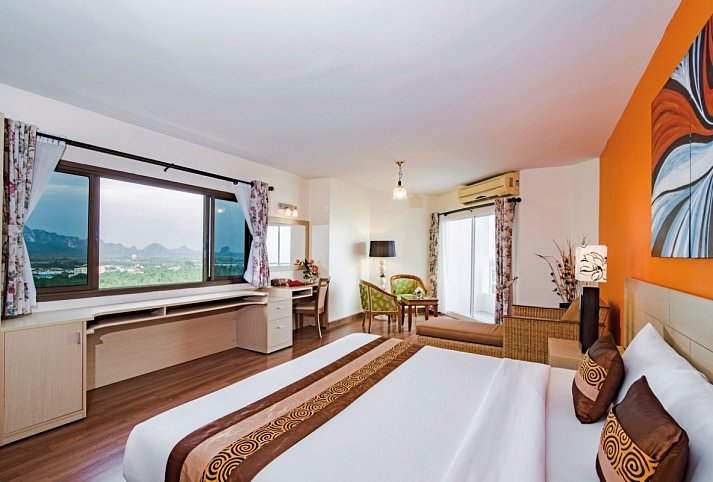 Golden Beach Cha Am Hotel - Wohnbeispiel Golden Premier Two View Suite (Zimmercodierung WB2)