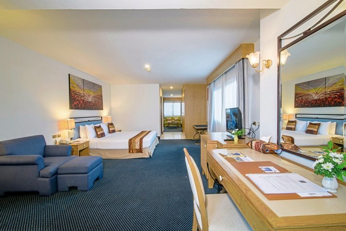 Golden Beach Cha Am Hotel - Wohnbeispiel Golden Two View Suite (Zimmercodierung WB1)