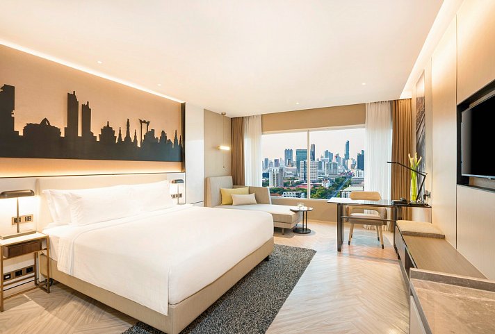 Pathumwan Princess Hotel - Wohnbeispiel Deluxe Classic (Zimmercodierung UD1)