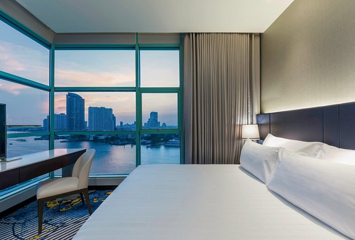 Chatrium Hotel Riverside Bangkok - Wohnbesipiel Grand Deluxe River View (Zimmercodierung UD2)